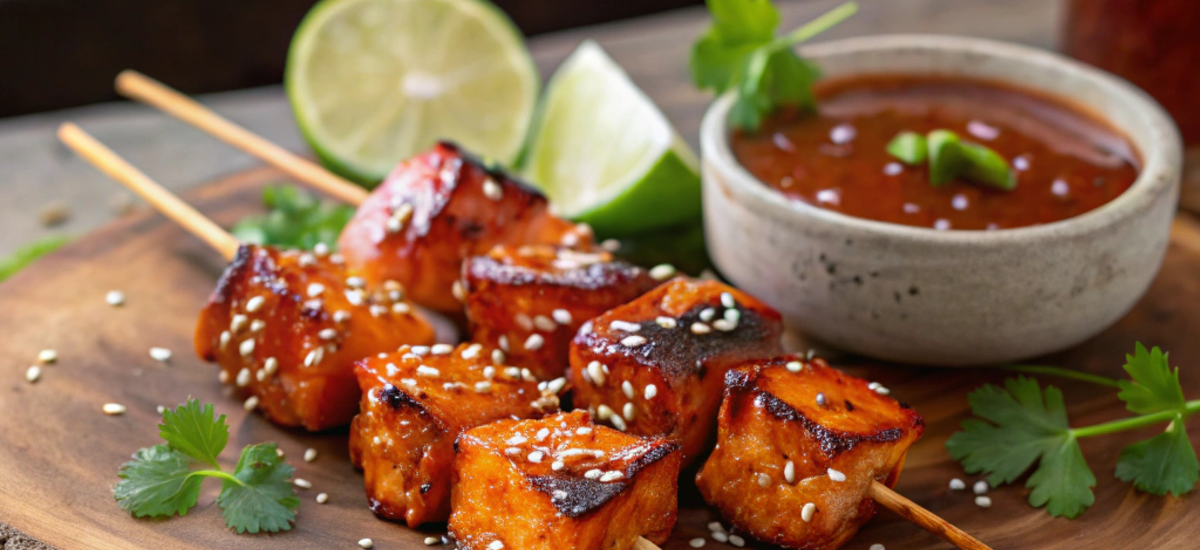 Spicy Honey Sriracha Skewers: Sweet, Spicy & Perfect for Grilling