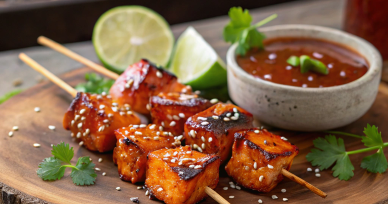 Spicy Honey Sriracha Skewers: Sweet, Spicy & Perfect for Grilling