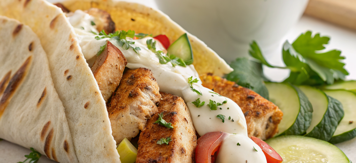 Garlic-Infused Chicken Shawarma