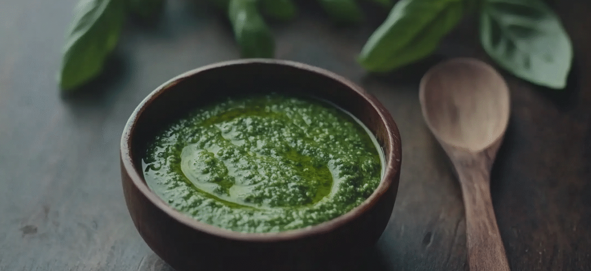 Fresh Basil Pesto Sauce