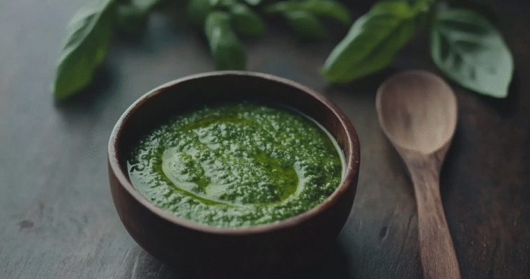 Fresh Basil Pesto Sauce