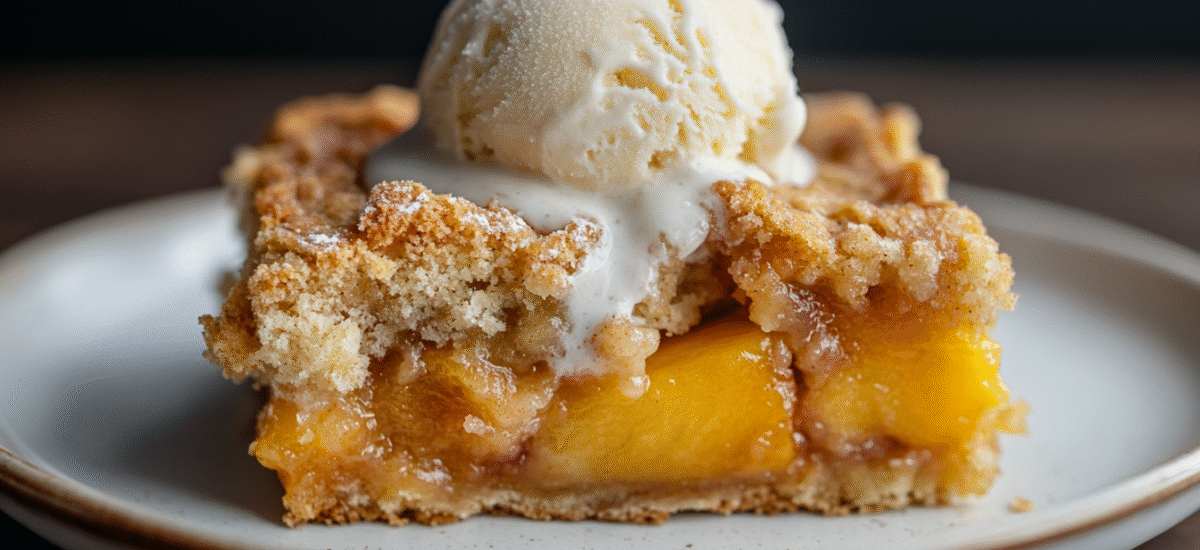 Peach Dump Cake
