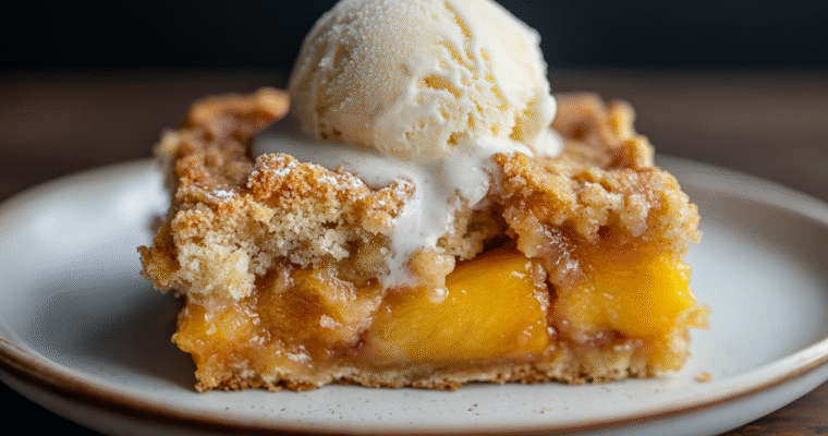 Peach Dump Cake