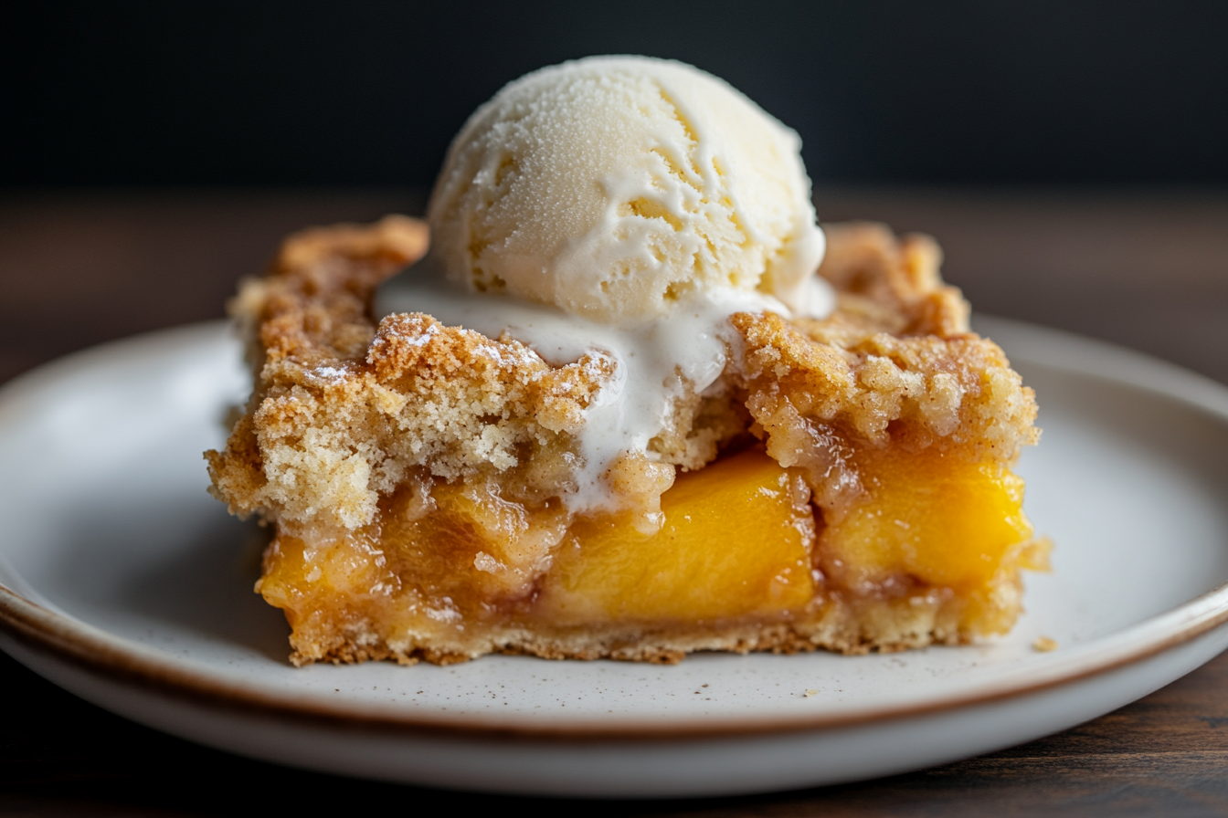 Peach Dump Cake