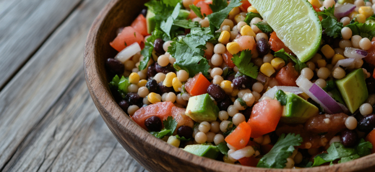 Cowboy Caviar Couscous Salad