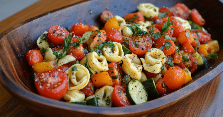 Fresh & Light Cheese Tortellini Pasta Salad