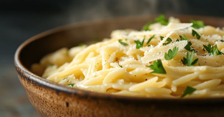 Garlic Parmesan Orzo