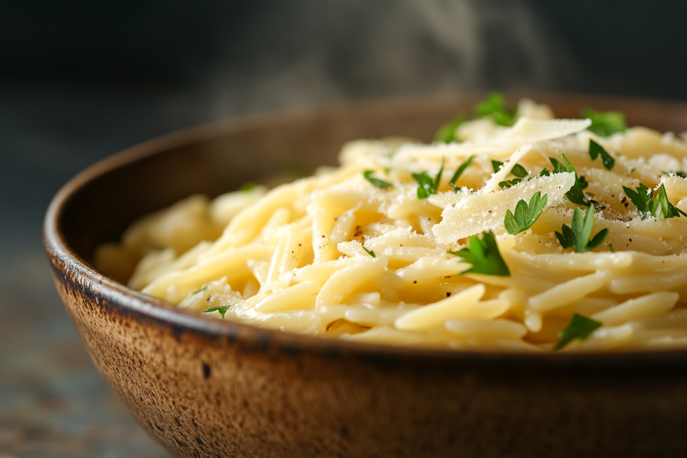 Garlic Parmesan Orzo