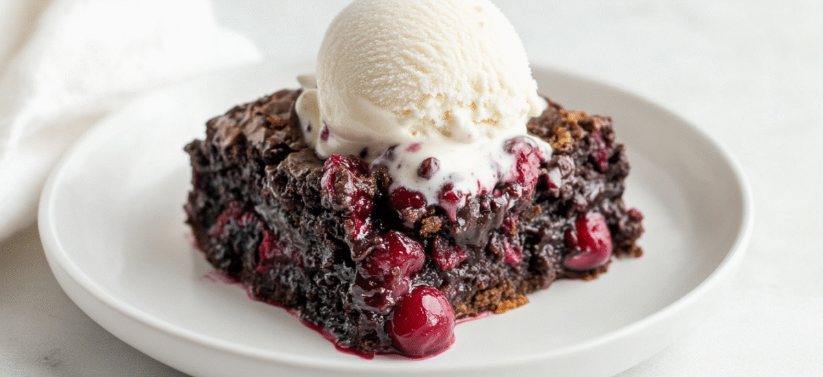 Chocolate Cherry Dump Cake