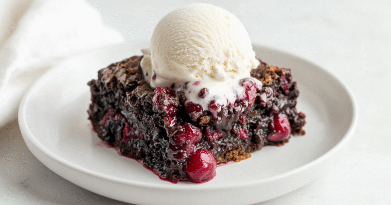 Chocolate Cherry Dump Cake